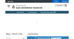 Desktop Screenshot of comune.sanseverinomarche.mc.it